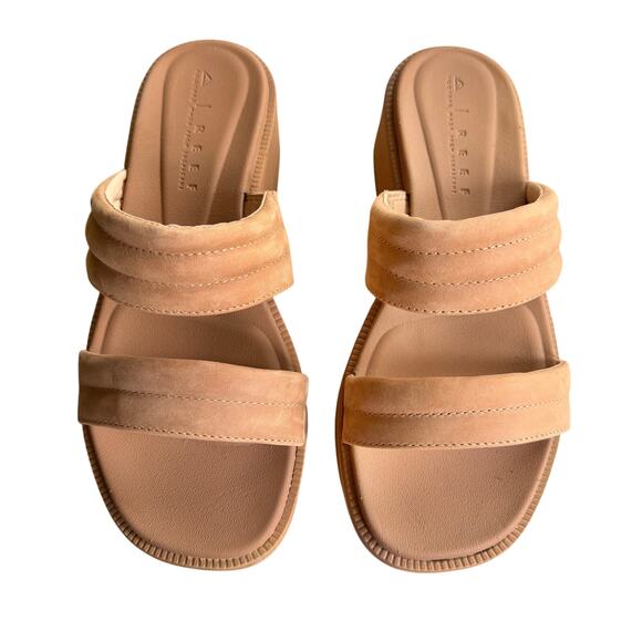 REEF LOFTY LUX HI WOMENS SANDAL Size 8 Beige - Picture 4 of 10